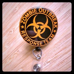 Zombie Nurse badge reel